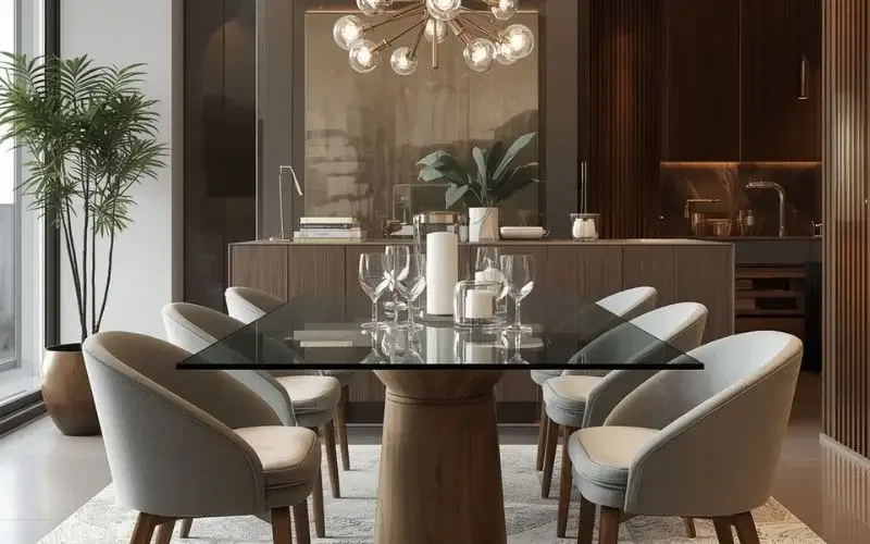 Custom Glass Table Tops Dubai