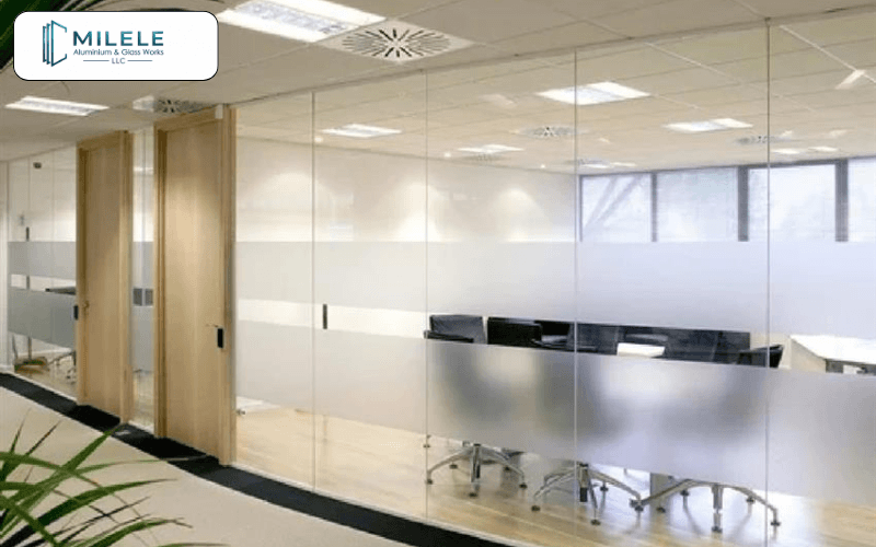 Frameless Glass Partition for Office in Dubai
