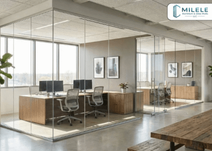 Frameless Glass Partition Ideas for Modern Offices