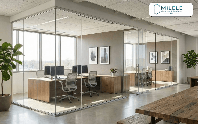 Frameless Glass Partition Ideas for Modern Offices