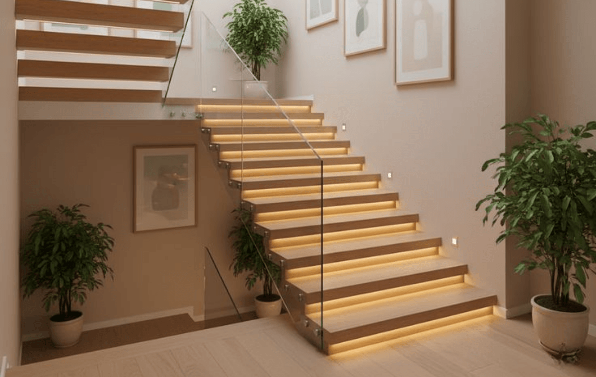 Glass Staircase Design Ideas